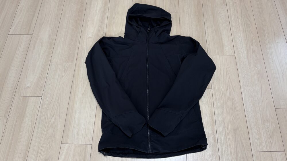 撥水パーカー