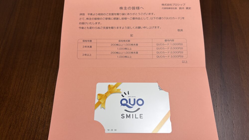 QUOカード